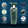 WMARK NG-204 Digital Display Barber Trimmer Powerful Rotary Motor Cordless Hair Clipper 90 Min Runtime Black