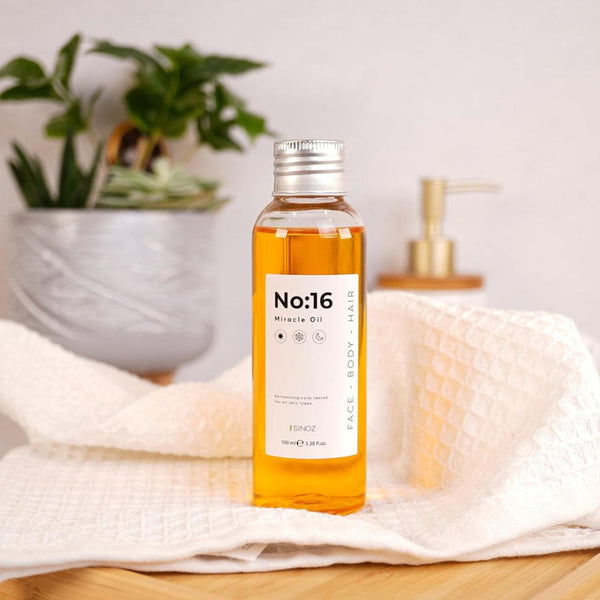Sinoz No 16 Miracle Oil – Multi-Purpose Face, Body & Hair Nourishing Oil, 100ml