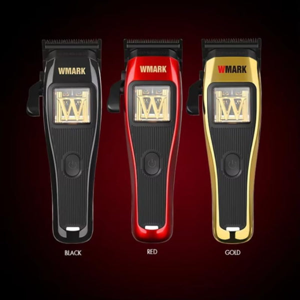 WMARK NG-X1 Professional Hair Clipper 10000 RPM Maglev Motor DLC Blade - Zero Gap Fade Clipper with 6 Combs