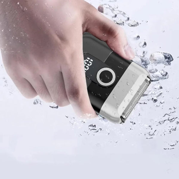 Globalstar Pocket-Size Electric Shaver – Rechargeable Reciprocating Razor for Men & Women, Portable Smooth Shaving Tool