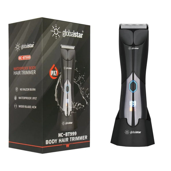 Globalstar Electric Shaver for Sensitive Areas – Precision Trimmer with Type-C Charging Stand