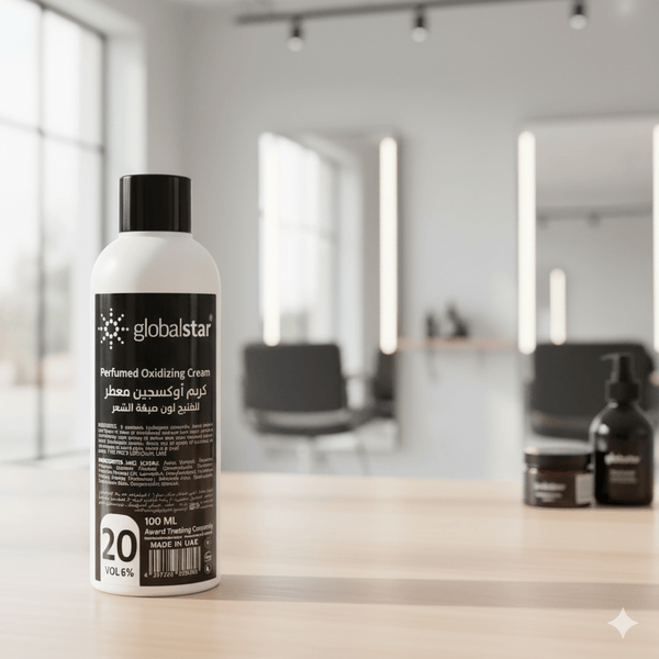 Globalstar Oxygen Fragranced 20% 100ml – Professional Scented Oxidizing Cream for Smooth Hair Coloring