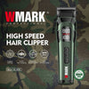WMARK NG-8080 Professional Hair Clipper 9000 RPM 5-Speed DLC 9CR18 Blades 4600mAh 400min Battery