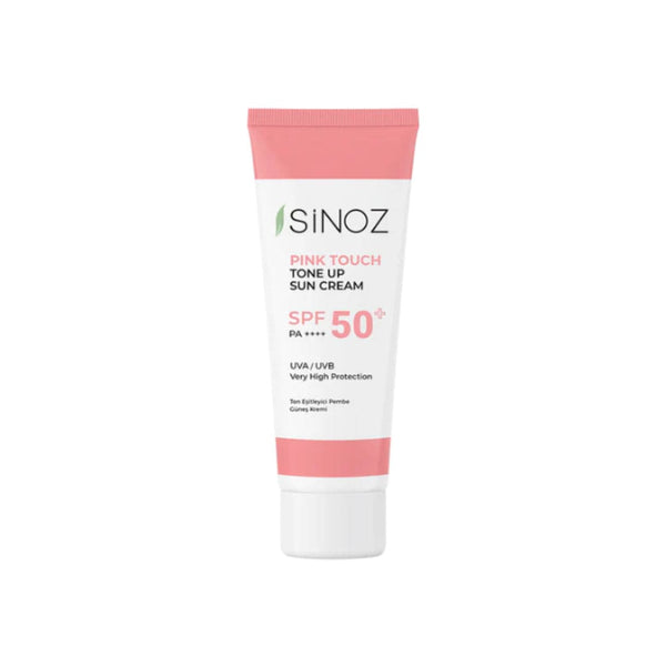 Sinoz Pink Touch SPF 50 Facial Sunscreen – Skin Brightening, Tone Equalizer, Anti-Aging, 50ml