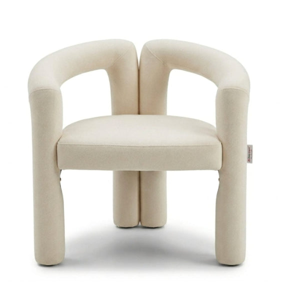 GlobalStar YT-2 Modern White Manicure Chair – Curved Armrests Nail Technician Salon Chair