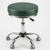 Globalstar Sage Green Professional Salon Stool 3018SX-GQ – Adjustable Hydraulic Rolling Stool with Chrome Base