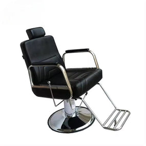 Global Star Black Hair Salon Chair - Reclining Hairdressing Chair for Salon Furniture and Barber Shops