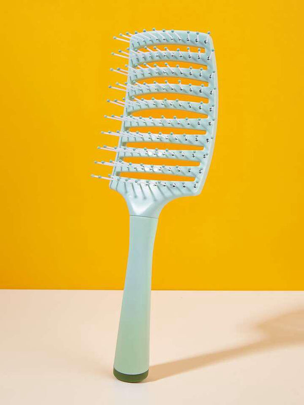 Global Star Large Curved Scalp Massage Comb - Perfect for Men's Oil Head and Women's Fluffy Curly Hair