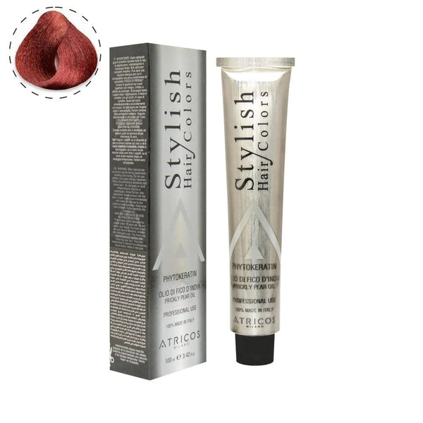Stylish Hair Colors packaging and tube on a white background