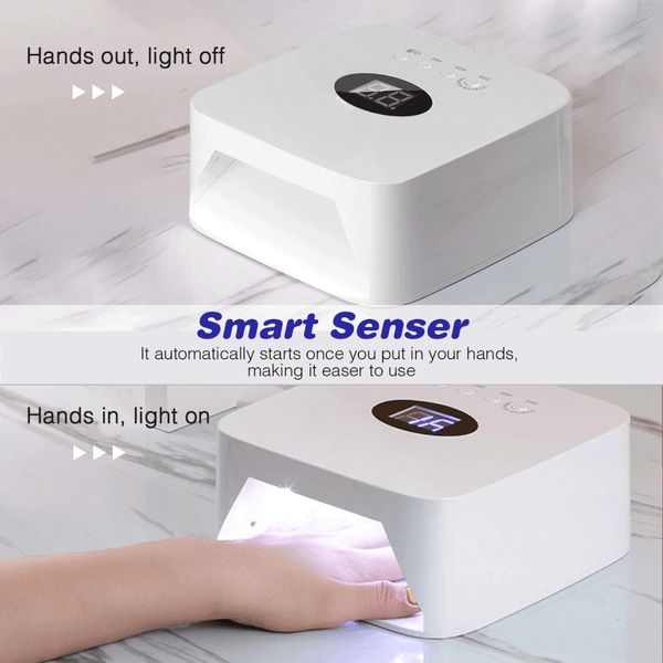 مصباح أظافر LED UV اللاسلكي من Globalstar - مثالي للاستخدام في المنزل وفي الصالونات