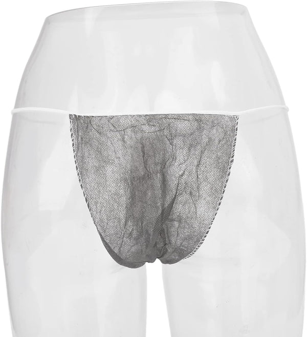 Globalstar Black Disposable Thongs - 50 Pack for Spa, Travel, and Everyday Use