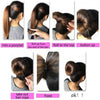 Globalstar Donut Hair Bun Black 23cm Ring - The Versatile Hair Accessory
