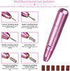 Globalstar Professional Pink Electric Nail Drill Pen - Portable Manicure & Pedicure Tool for Salon-Quality Results at Home