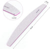 Globalstar Professional Nail Files – 100/180 Grit Reusable Double-Sided Emery Boards (25 PCS)