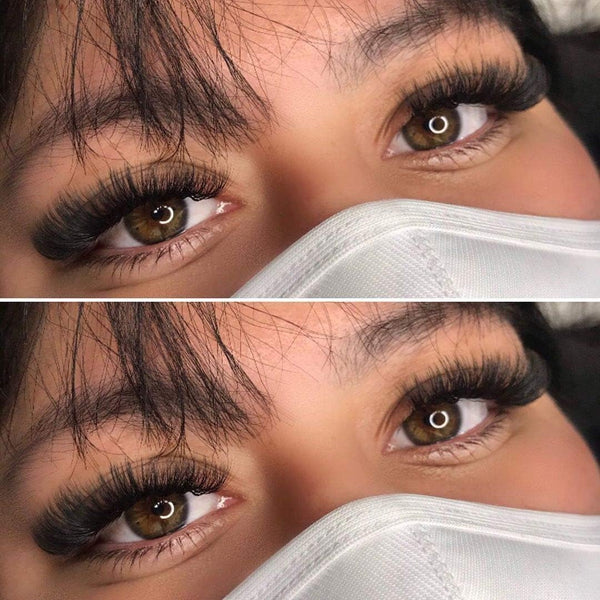 Vikiyi 0.07D Mink Eyelash Extensions Mix Tray for Professional Volume Lashes