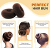 Globalstar Donut Hair Bun Brown 6inches - Embrace Effortless Elegance
