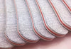 Golabalstar Curved Zebra Nail Files – Professional 100/180 Grit Emery Boards for Home & Salon (25 PCS)