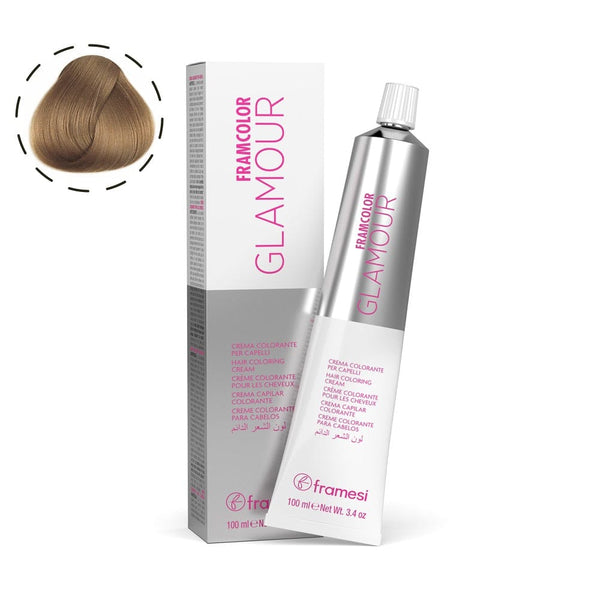 Framesi FramColor Glamour The Sands 100ml – Sandy Blonde Permanent Hair Color with 100% Grey Coverage