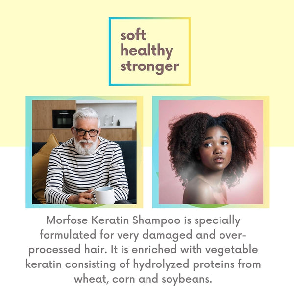 Morfose Keratin Hair Shampoo 1000ml - Strengthening and Nourishing Formula
