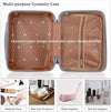 Globalstar Portable Hard Shell Cosmetic Travel Case – Mini ABS Makeup Bag with Elastic Band
