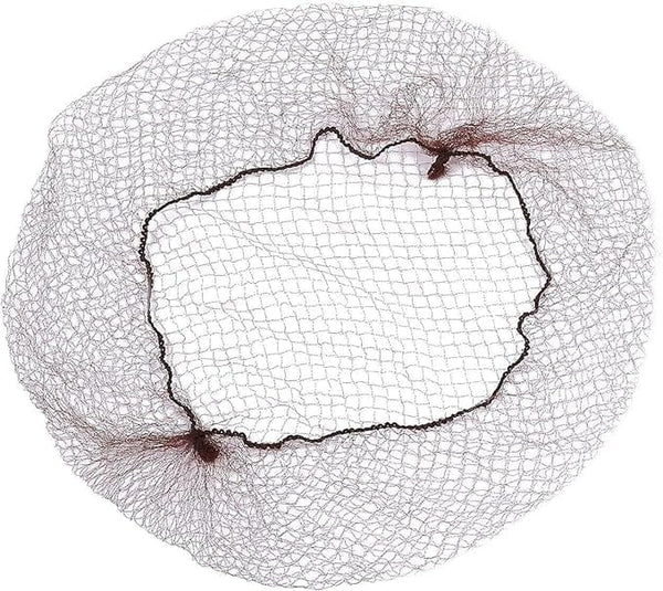 Globalstar Nylon Hairnet with Elastic Edge - 144 Black Mesh Hair Accessories for Secure Styling