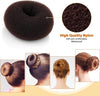 Globalstar Donut Hair Bun Brown 6inches - Embrace Effortless Elegance
