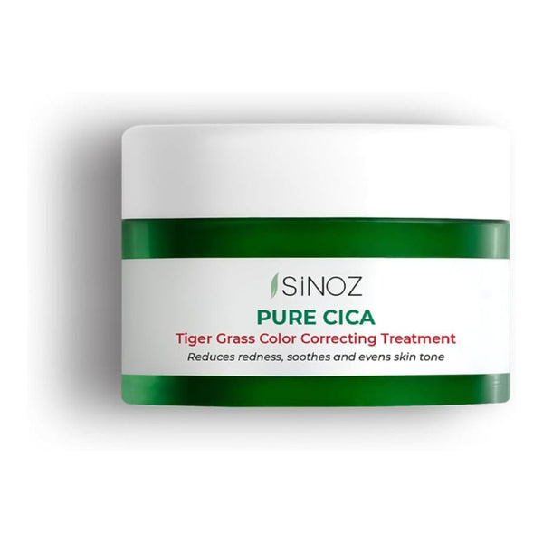 Sinoz Pure Cica Tiger Grass Color Correcting Repair Cream – Anti-Redness, Barrier Repair, 15ml