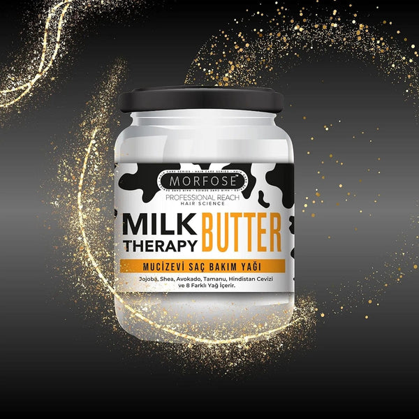 Morfose Milk Therapy Butter Hair Oil (200ml): Nourishing and repairing hair care for all hair types.