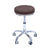 Global Star Coffee Rolling Stool: Round seat, smooth wheels, versatile for salons, offices, spas.pen_spark