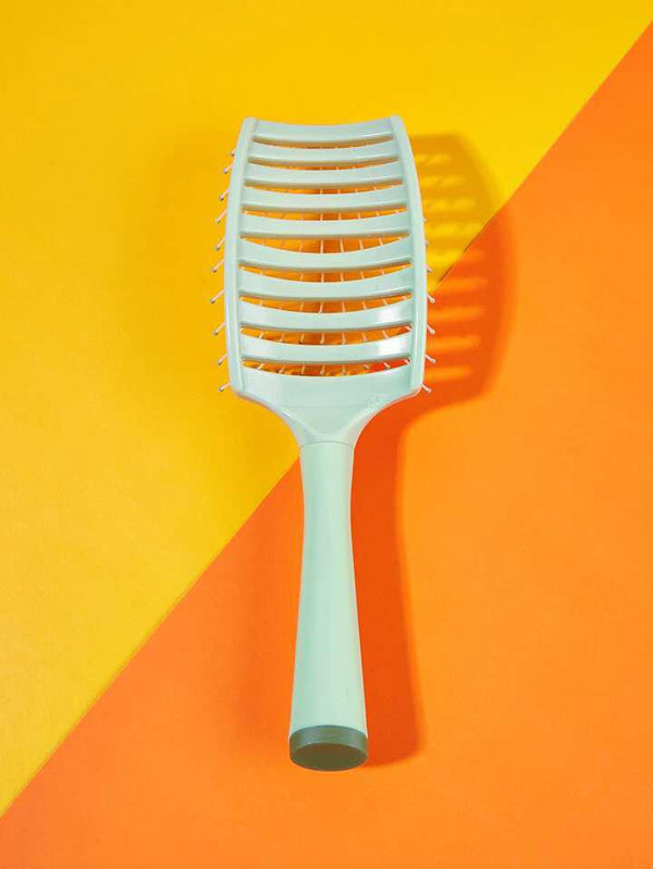 Global Star Large Curved Scalp Massage Comb - Perfect for Men's Oil Head and Women's Fluffy Curly Hair