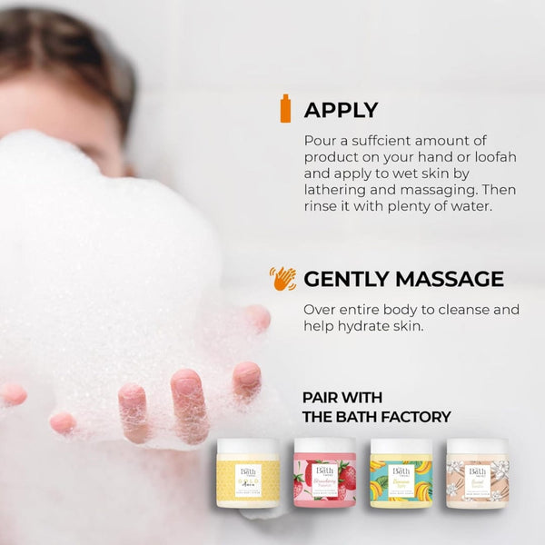 The Bath Factory Olive Garden Shower Gel – Gentle Cleansing & Nourishing, 400ml
