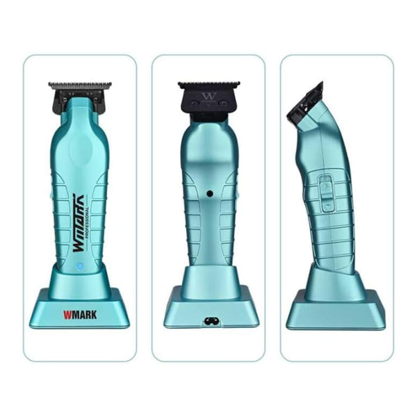 WMARK Professional Detail Trimmer - 7000RPM T-Blade USB-C Charging Stand | Beard & Hair Precision Clipper