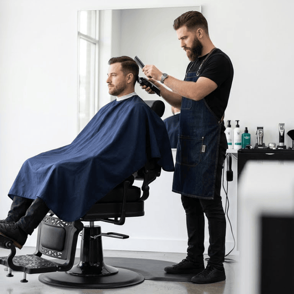 GlobalStar BX2961B-2 Matte Black Barber Chair – Honeycomb Quilted Heavy Duty Hydraulic Salon Chair