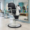 Globalstar Kids Horse Styling Chair 1023 – Children's Black Salon Barber Chair Chrome Base