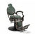 Globalstar Barber Chair Green Black BX-2951-1 – 360° Rotating Reclining Professional Salon Chair