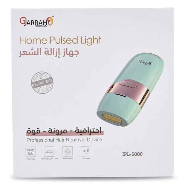 Gjarrah Home Pulsed Light Hair Removal Device – Professional IPL Hair Remover with 400,000 Pulses