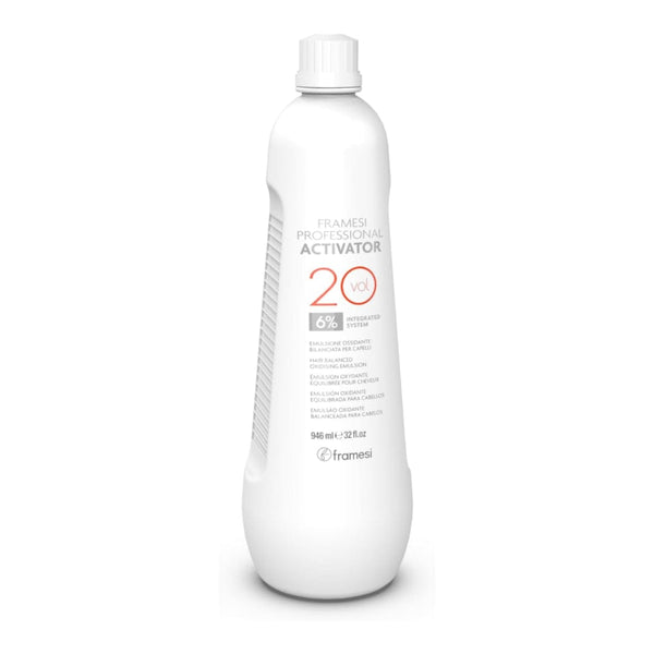 Framesi Professional Activator 946ml – Advanced Oxidizing Cream Developer for Vibrant, Long-Lasting Hair Color (10/20/30/40 Vol)