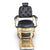 Globlastar BC-9998 Black Gold Barber Chair – 360° Rotating Reclining Salon Chair