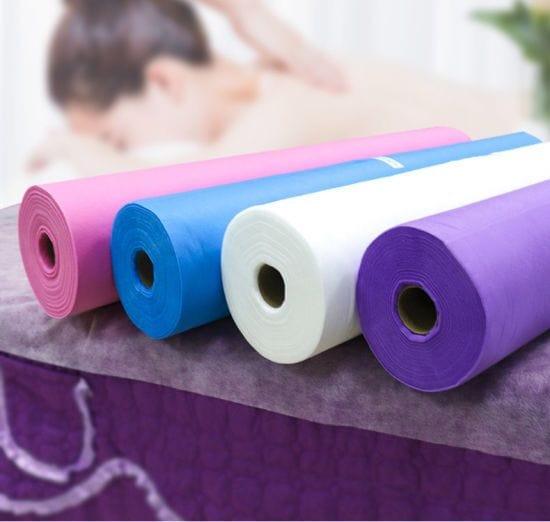 Globalstar Disposable Non-Woven Bed Roll White 80cm*180cm - Awarid UAE