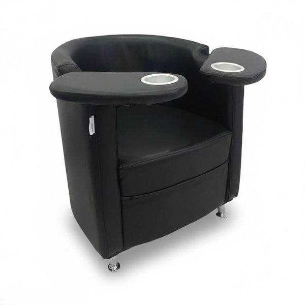 كرسي مانيكير دائري من جلوبال ستار - أسود - BS-661 / H7019