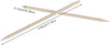 Globalstar Disposable Wooden Stick Cuticle Pusher 11.4cm 500pcs BS-F01