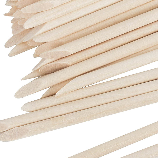 Globalstar Disposable Wooden Stick Cuticle Pusher 11.4cm 500pcs BS-F01