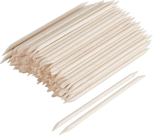 Globalstar Disposable Wooden Stick Cuticle Pusher 11.4cm 500pcs BS-F01