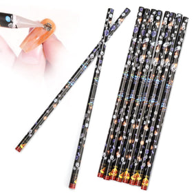 Globalstar Rhinsetone Picker Wax Pencil For Nail Art Design 10pcs BS-F14
