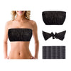 Globalstar Disposable Non Woven Bra Tube Top With Tie Black 50pcs BW-102 - Awarid UAE