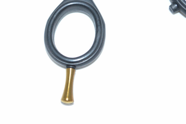 Globalstar 6.0" Black Double Thinning Scissors - Precision Hair Texturizing Tool