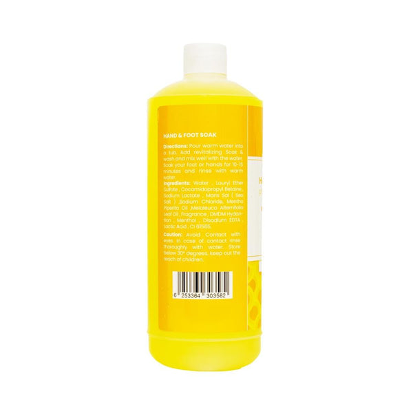 Globalstar Hand & Foot Soak With Pure Essential Oils & Sea Salt Lemon 1000ml