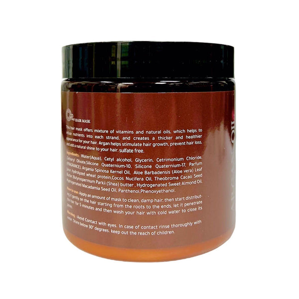 OPlus Argan Oil Repairing Sulfate Free Hair Mask 500ml - Awarid UAE