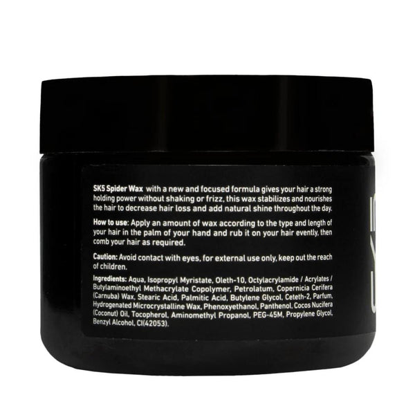 SK5 Extra Hold Hair Styling Spider Wax Green 150ml