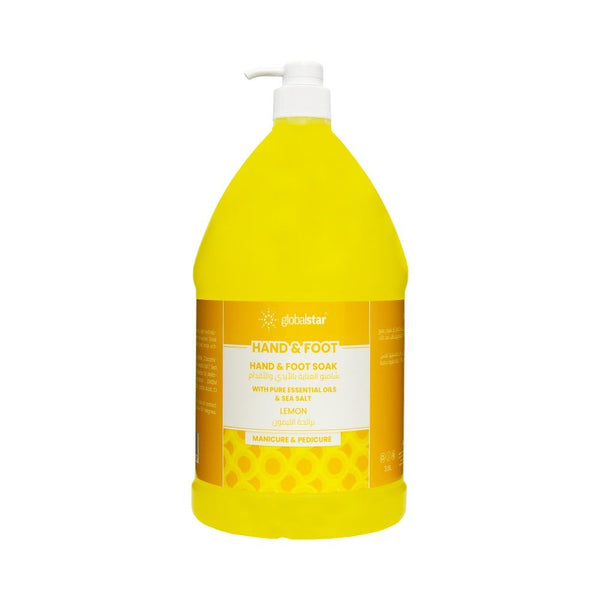 Globalstar Hand & Foot Soak With Lemon Essential Oil & Sea Salt 3.8L